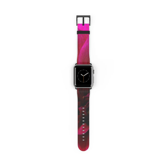 Red Dahlia Watch Band