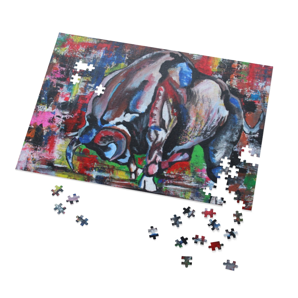 Bull Jigsaw Puzzle (252, 500, 1000-Piece)