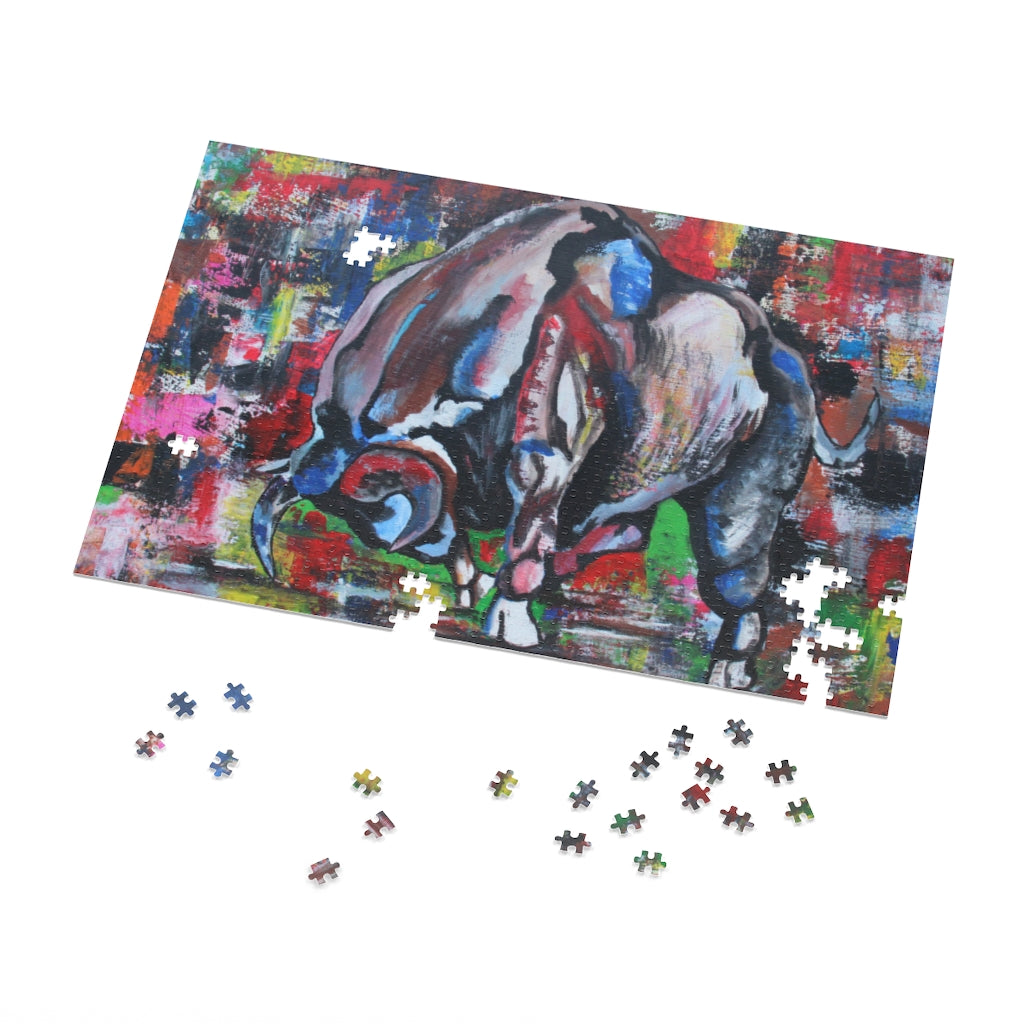 Bull Jigsaw Puzzle (252, 500, 1000-Piece)