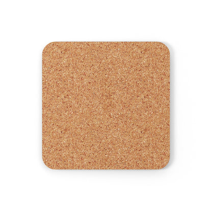 Peach Fuzz Cork Back Coaster