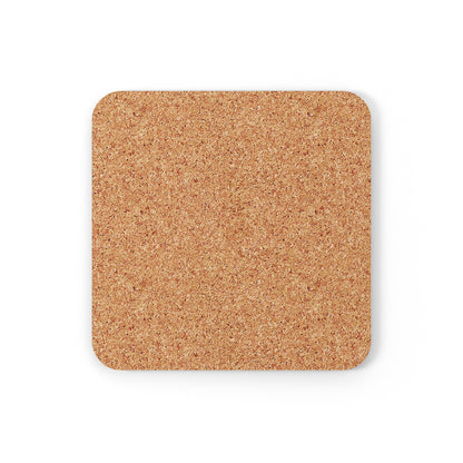 White Boat Cork Back Coaster