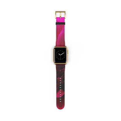 Red Dahlia Watch Band