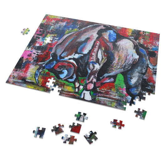 Bull Jigsaw Puzzle (252, 500, 1000-Piece)