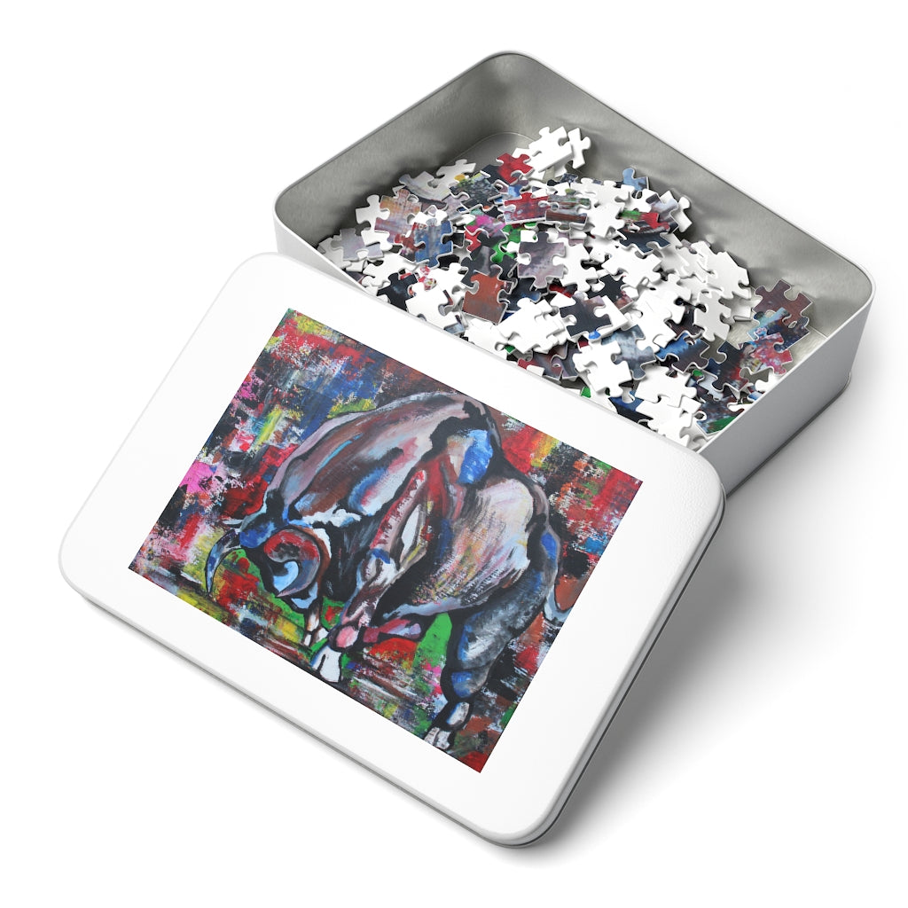 Bull Jigsaw Puzzle (252, 500, 1000-Piece)