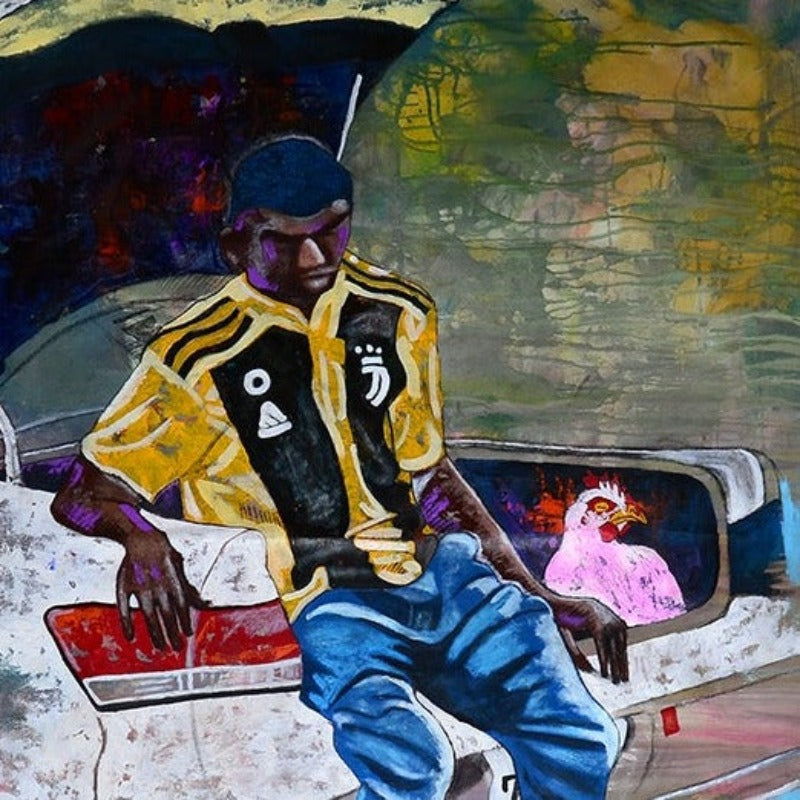 Chicken For Sale Canvas Painting