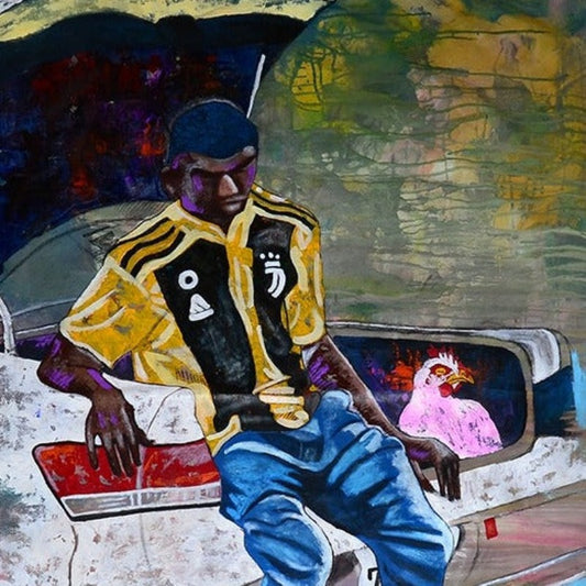 Chicken For Sale Canvas Painting
