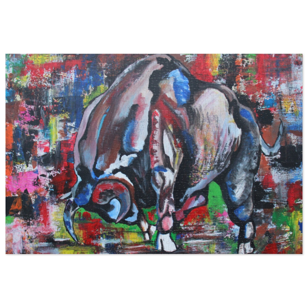 Bull Jigsaw Puzzle (252, 500, 1000-Piece)