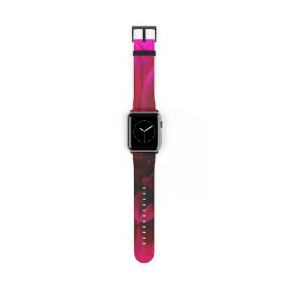 Red Dahlia Watch Band