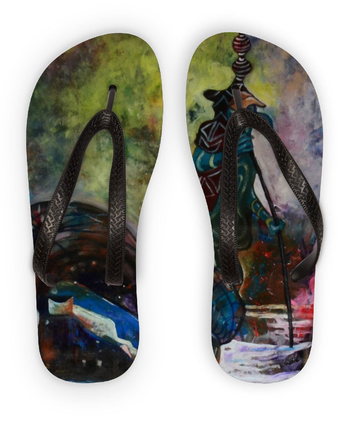 Fishing for Praise Flip Flops