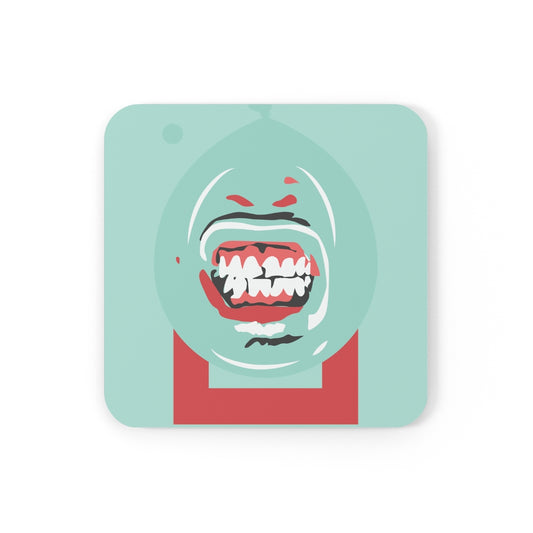 Mouth Cork Back Coaster