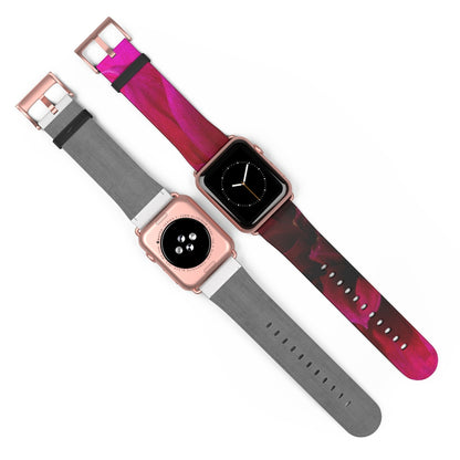 Red Dahlia Watch Band